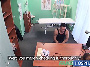 FakeHospital naughty nurse helps patient finish off